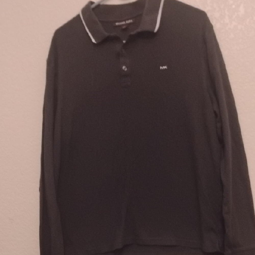 Michael Kors Men's Charcoal Polo Shirt